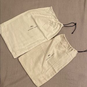 Michael Aram Beige Storage Bags. Set
